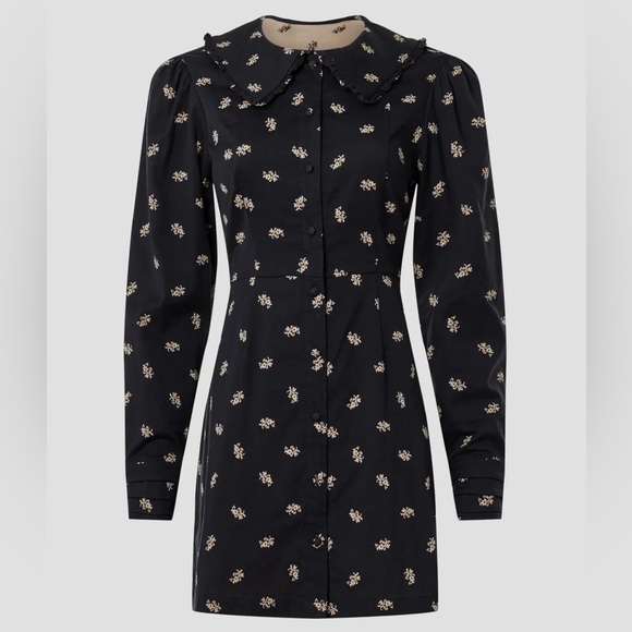 Hill House Hazel Dress - Khaki Autumn Paisley - Picture 1 of 4